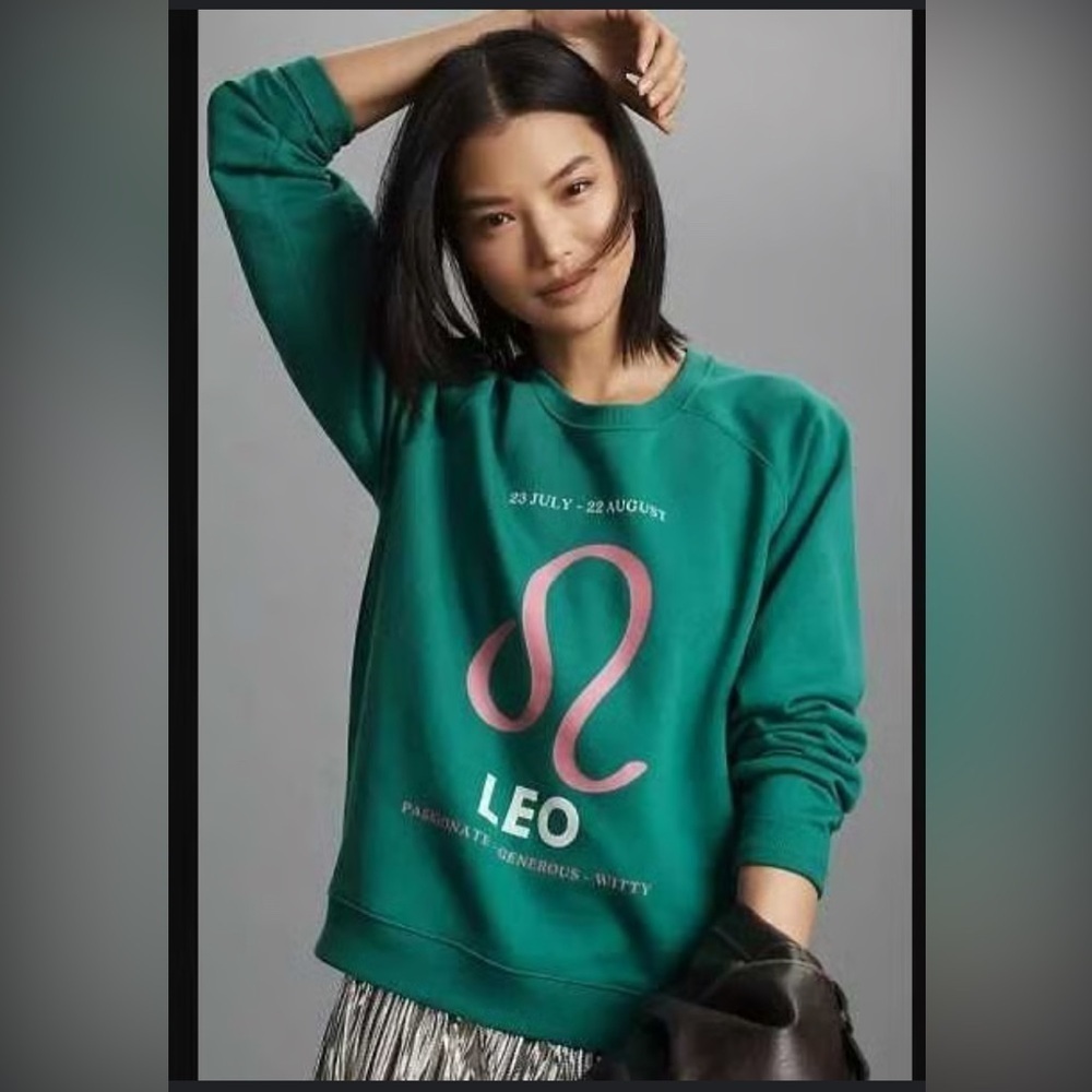 Anthropologie x Catherine O'Sullivan zodiac sweatshirt